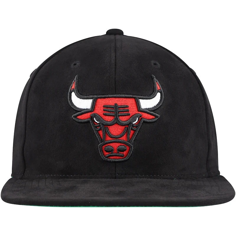Mitchell  Ness Chicago Bulls Sweet Suede Snapback Hat