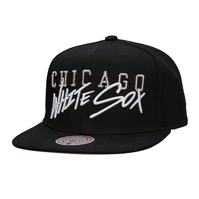 Mitchell Ness Chicago White Sox Team Tagged Snapback Hat