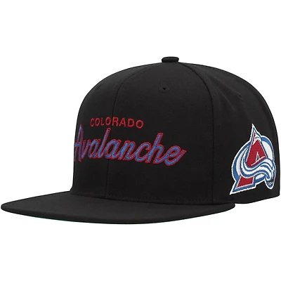 Mitchell  Ness Colorado Avalanche Core Team Script 20 Snapback Hat