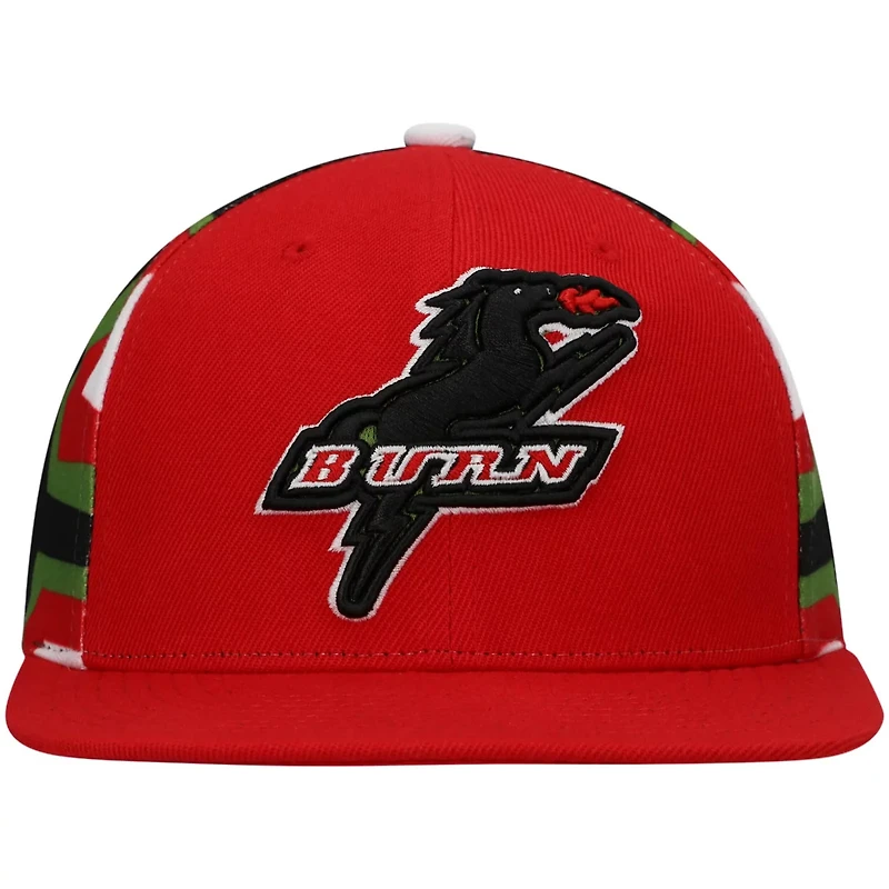 Mitchell Ness Dallas Burn Historic Logo Since '96 Jersey Hook Snapback Hat