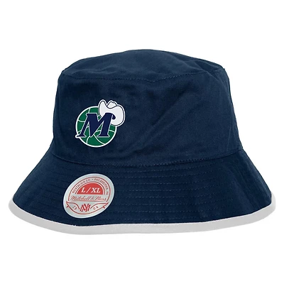 Mitchell  Ness Dallas Mavericks Flip It Reversible Bucket Hat