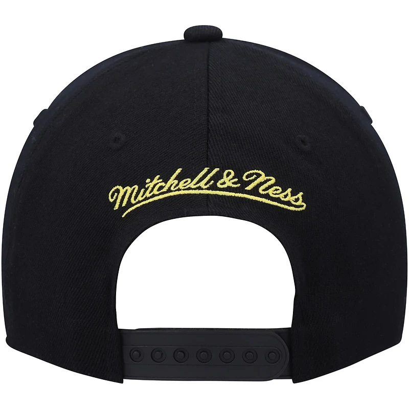 Mitchell  Ness /Gold Utah Jazz MVP Team Two-Tone 20 Stretch-Snapback Hat