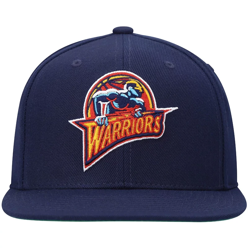Mitchell  Ness Golden State Warriors Hardwood Classics Team Ground 20 Snapback Hat