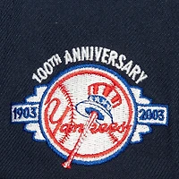 Mitchell  Ness Gray New York Yankees Bases Loaded Fitted Hat