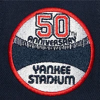 Mitchell  Ness Gray New York Yankees Yankee Stadium 50th Anniversary Homefield Fitted Hat