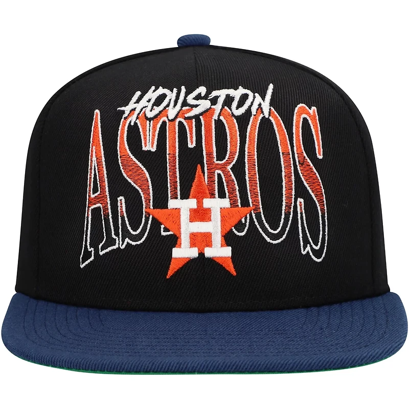 Mitchell Ness Houston Astros Rise Up Snapback Hat