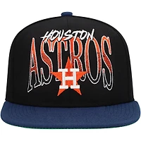 Mitchell  Ness Houston Astros Rise Up Snapback Hat