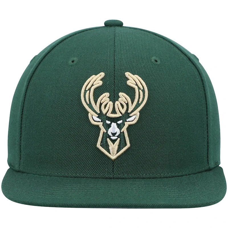 Mitchell  Ness Hunter Milwaukee Bucks Ground 20 Snapback Hat