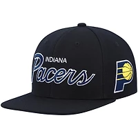 Mitchell  Ness Indiana Pacers Hardwood Classics Script 20 Snapback Hat