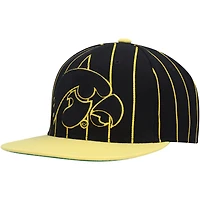Mitchell  Ness Iowa Hawkeyes Team Pinstripe Snapback Hat