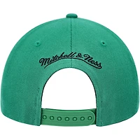 Mitchell  Ness Kelly /Black Boston Celtics MVP Team Two-Tone 20 Stretch-Snapback Hat