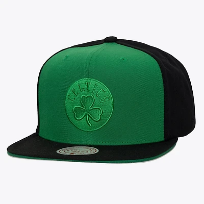 Mitchell  Ness Kelly Black Boston Celtics Color Pop Snapback Hat
