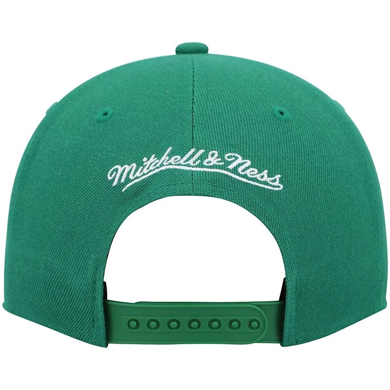 Mitchell  Ness Kelly Boston Celtics Hardwood Classics Team Ground 20 Snapback Hat