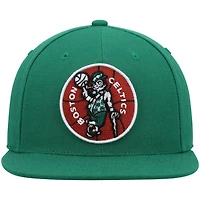 Mitchell  Ness Kelly Boston Celtics Hardwood Classics Team Ground 20 Snapback Hat