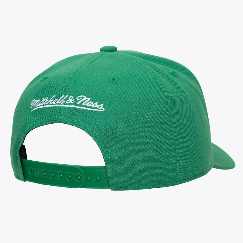 Mitchell Ness Kelly Boston Celtics Legendary Home Pro Pinch Snapback Hat