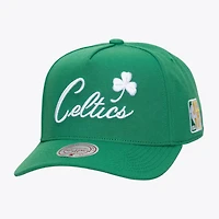 Mitchell  Ness Kelly Boston Celtics Legendary Home Pro Pinch Snapback Hat