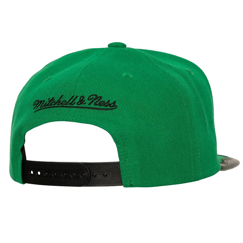 Mitchell  Ness Kelly Green Boston Celtics Day One Snapback Hat
