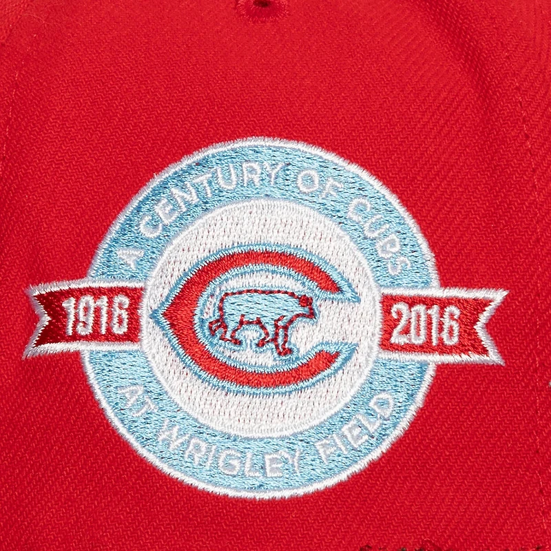 Mitchell Ness Light Blue Chicago Cubs Hometown Snapback Hat