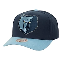 Mitchell  Ness Light Blue Memphis Grizzlies Soul XL Logo Pro Crown Snapback Hat