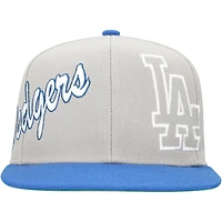 Mitchell  Ness Los Angeles Dodgers Knock Out Panel Snapback Hat
