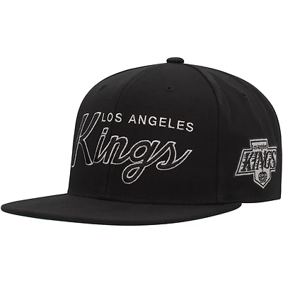 Mitchell  Ness Los Angeles Kings Core Team Script 20 Snapback Hat