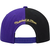 Mitchell  Ness Los Angeles Lakers Hardwood Classics Retroline Snapback Hat