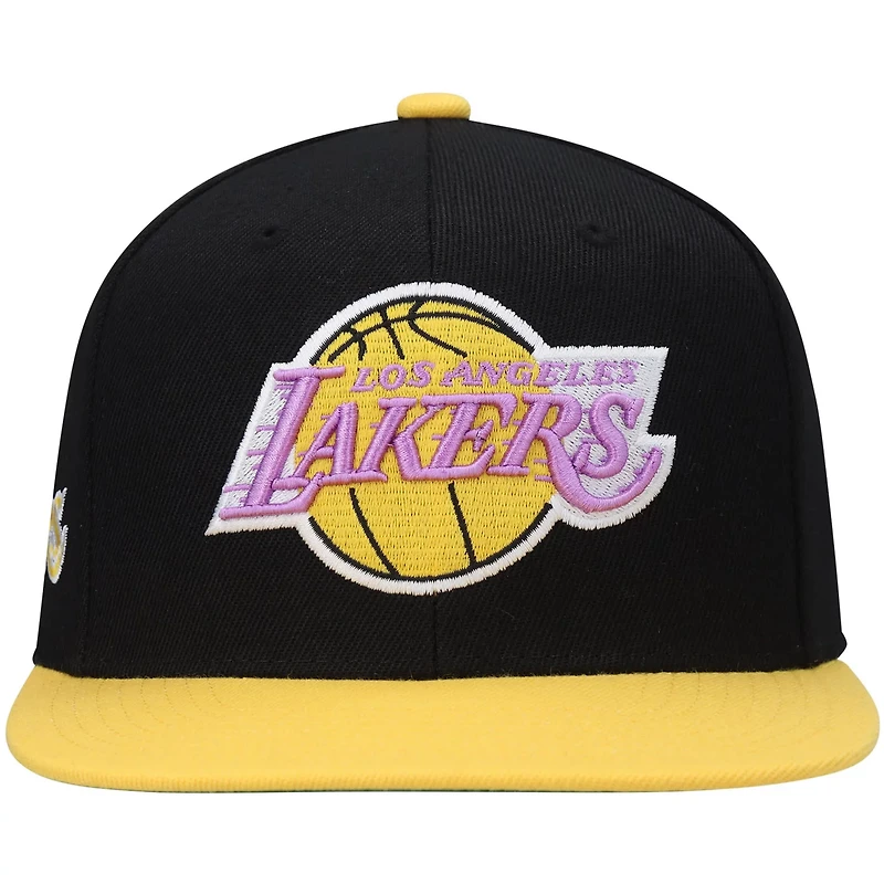 Mitchell  Ness Los Angeles Lakers Hardwood Classics Snapback Hat