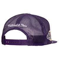 Mitchell  Ness Los Angeles Lakers Roper Meshback Trucker Snapback Hat