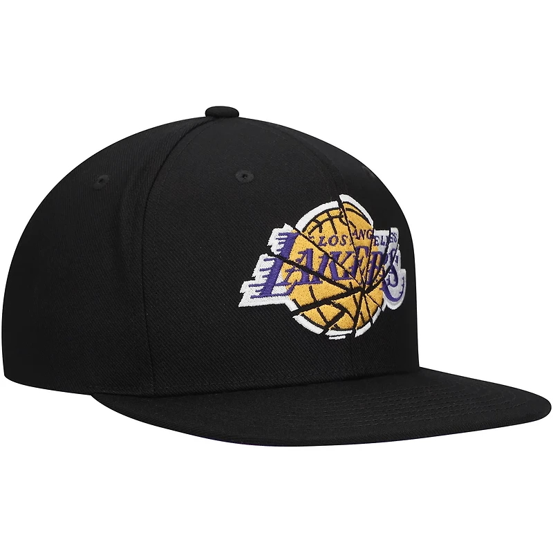 Mitchell  Ness Los Angeles Lakers Shattered Snapback Hat