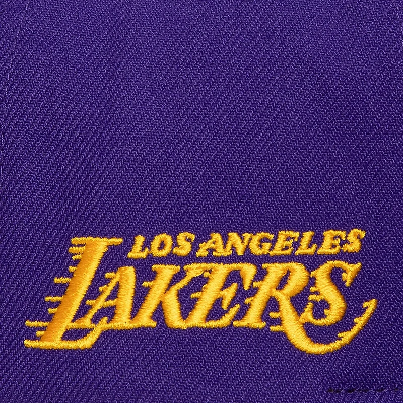 Mitchell  Ness Los Angeles Lakers Starlight Snapback Hat