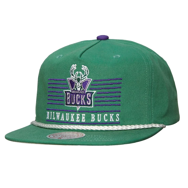 Mitchell  Ness Milwaukee Bucks Ascend Deadstock Snapback Hat