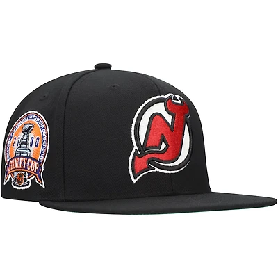 Mitchell  Ness New Jersey Devils Core Top Spot Snapback Hat