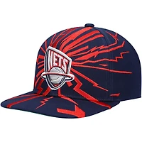 Mitchell  Ness New Jersey Nets Hardwood Classics Earthquake Snapback Hat