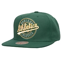 Mitchell  Ness Oakland Athletics Double Up Snapback Hat