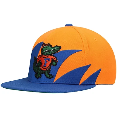 Mitchell  Ness Orange Florida Gators Sharktooth Snapback Hat