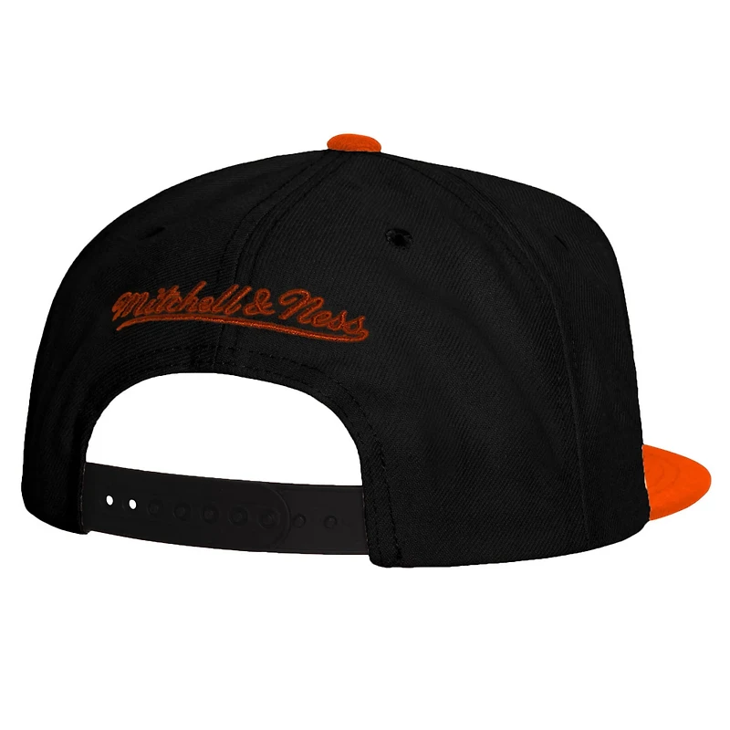 Mitchell Ness /Orange Oklahoma State Cowboys 2-Tone 20 Snapback Hat