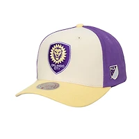 Mitchell  Ness Orlando City SC Brushed Off Pro Crown Snapback Hat