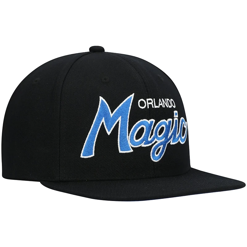 Mitchell  Ness Orlando Magic Hardwood Classics Script 20 Snapback Hat