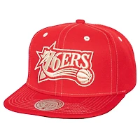 Mitchell  Ness Philadelphia 76ers Energy Contrast Snapback Hat