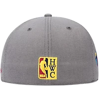 Mitchell  Ness Philadelphia 76ers Hardwood Classics 60th Anniversary Cabernet Fitted Hat