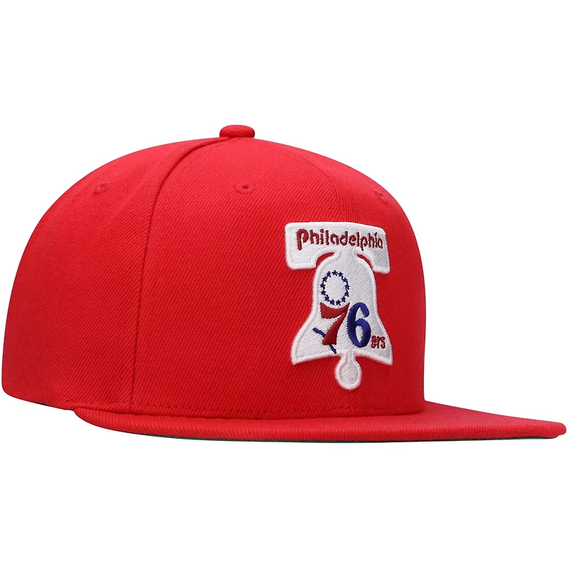 Mitchell Ness Philadelphia 76ers Hardwood Classics Essentials Tonal Basic Snapback Hat