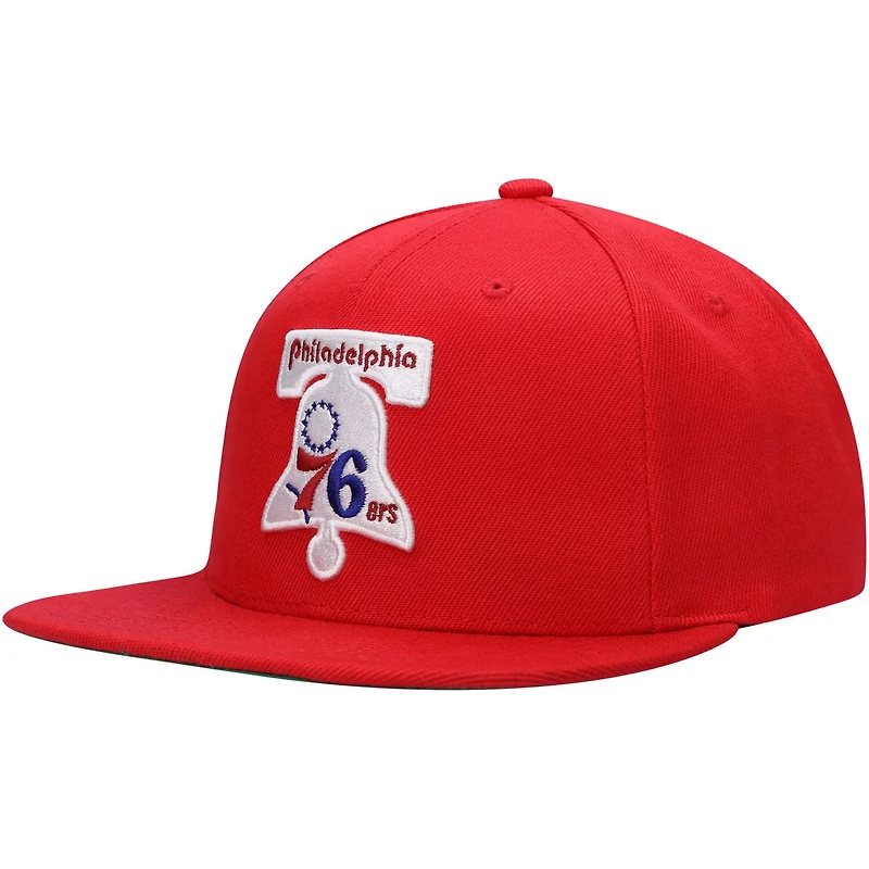 Mitchell Ness Philadelphia 76ers Hardwood Classics Essentials Tonal Basic Snapback Hat
