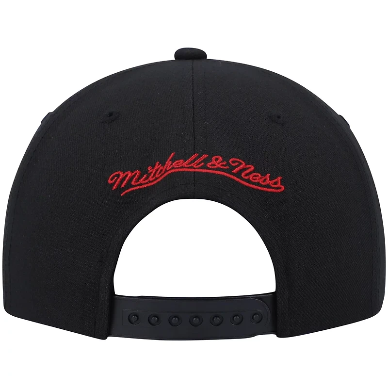 Mitchell  Ness Philadelphia 76ers Hardwood Classics Front Loaded Snapback Hat