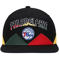 Mitchell  Ness Philadelphia 76ers History Month Snapback Hat