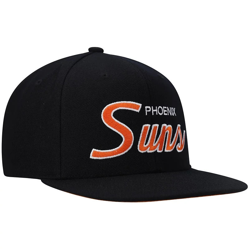 Mitchell  Ness Phoenix Suns Hardwood Classics Script 20 Snapback Hat