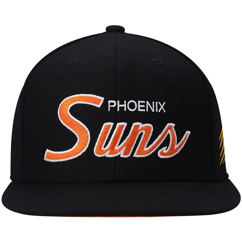Mitchell  Ness Phoenix Suns Hardwood Classics Script 20 Snapback Hat