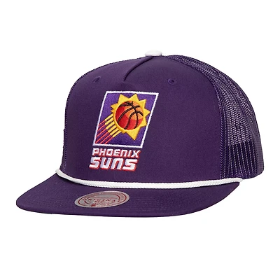 Mitchell  Ness Phoenix Suns Roper Meshback Trucker Snapback Hat