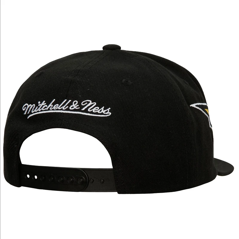 Mitchell Ness Pittsburgh Penguins Double Trouble Lightning Snapback Hat
