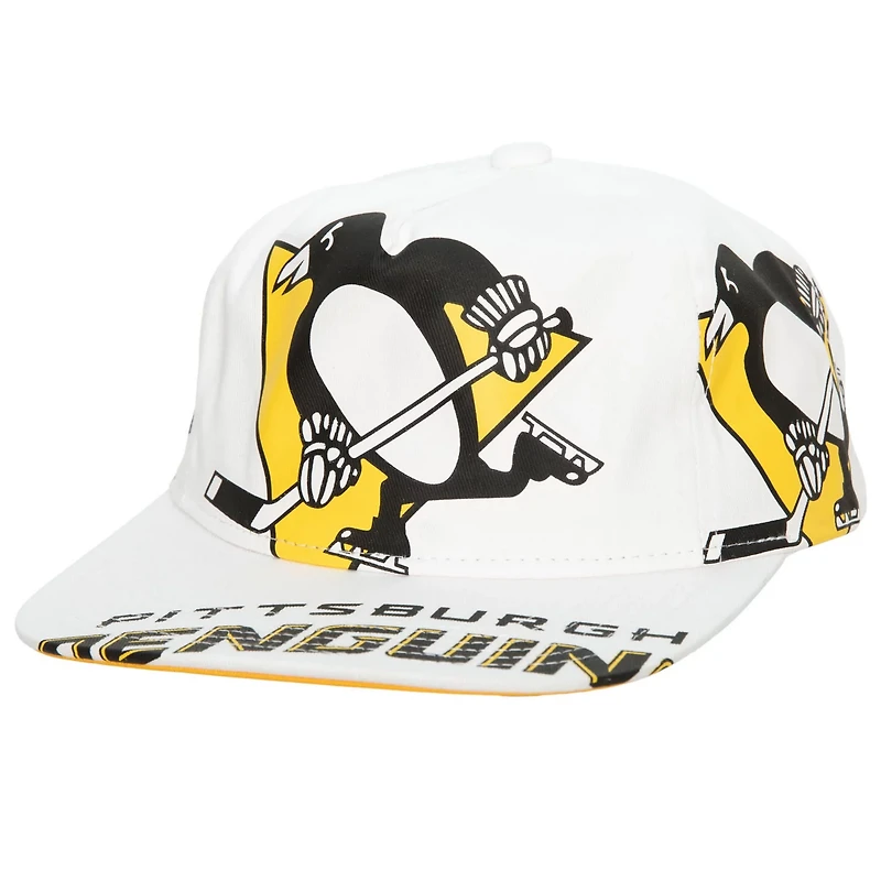 Mitchell Ness Pittsburgh Penguins In Your Face Deadstock Snapback Hat