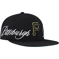 Mitchell  Ness Pittsburgh Pirates Just Don x MLB Lux Script Snapback Hat